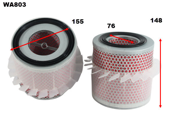 Air Filter Fits Ford/Mazda HDA5813/HDA5517 WA803 - Wesfil