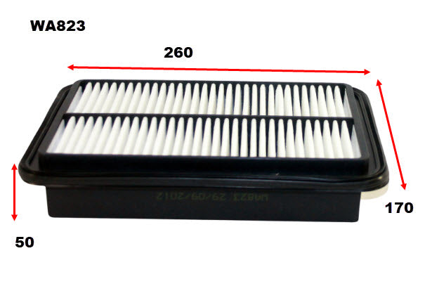 Air Filter A465 Fits Toyota WA823 - Wesfil