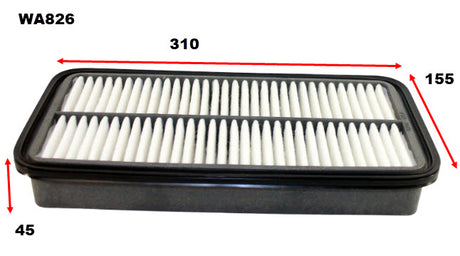 Air Filter A459 Fits Toyota WA826 - Wesfil
