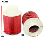 Air Filter A1246 Fits Honda WA833 - Wesfil