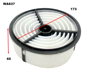 Air Filter A469 Fits Suzuki WA837 - Wesfil