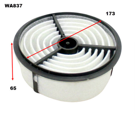 Air Filter A469 Fits Suzuki WA837 - Wesfil