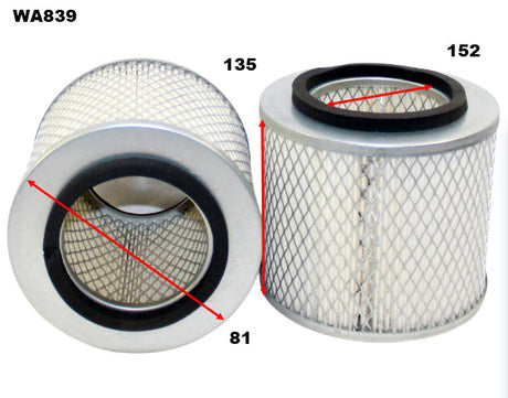 Air Filter HDA5783 Fits Ford/Nissan WA839 - Wesfil