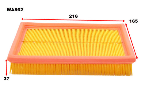 Air Filter A1305 Fits Holden WA862 - Wesfil