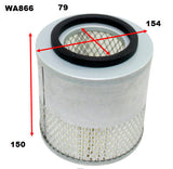 Air Filter HDA5767 Fits Holden WA866 - Wesfil