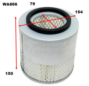 Air Filter HDA5767 Fits Holden WA866 - Wesfil