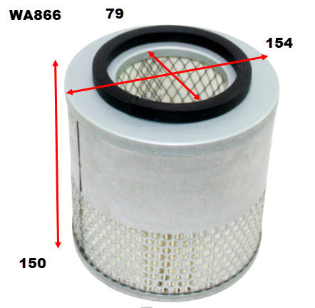 Air Filter HDA5767 Fits Holden WA866 - Wesfil