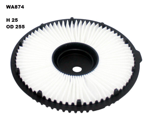 Air Filter A1211 Fits Mitsubishi WA874 - Wesfil