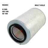 Air Filter HDA5735 Fits Hino WA883 - Wesfil