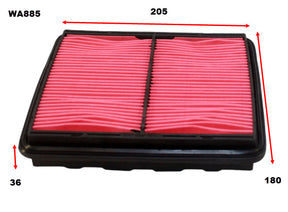 Air Filter A1249 Fits Honda WA885 - Wesfil