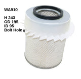 Air Filter HDA5554 Fits Hino WA910 - Wesfil