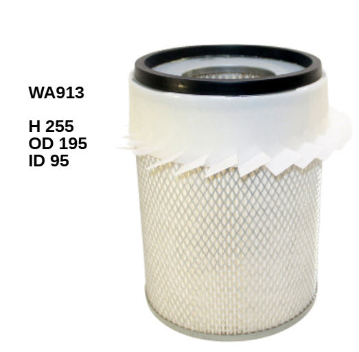 Air Filter HDA5280 Fits Mitsubishi WA913 - Wesfil