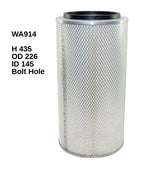 Air Filter HDA5817 Fits Mitsubishi WA914 - Wesfil