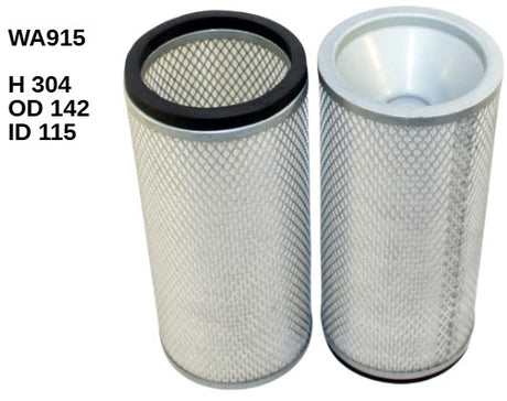 Air Filter HDA5487 Inner Filter for WA889 Fits Hino/International/Isuzu/Nissan WA915 - Wesfil