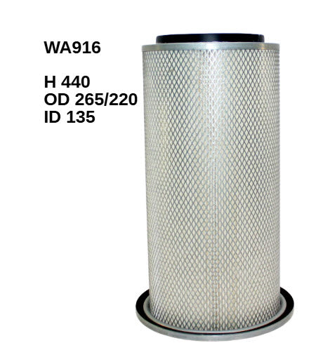 Air Filter HDA5759 Fits Mitsubishi WA916 - Wesfil