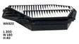 Air Filter A1277 Fits Honda WA920 - Wesfil