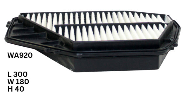 Air Filter A1277 Fits Honda WA920 - Wesfil