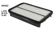 Air Filter A1268 Fits Holden/Toyota WA922 - Wesfil