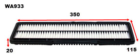 Air Filter A1381 Fits Daihatsu WA933 - Wesfil