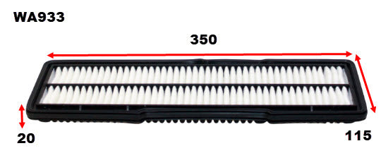 Air Filter A1381 Fits Daihatsu WA933 - Wesfil
