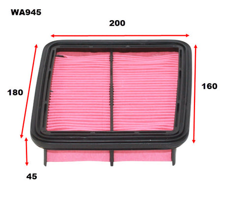 Air Filter A1299 Eunos Eunos WA945 - Wesfil | Universal Auto Spares