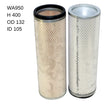 Air Filter HDA5808 Fits Mitsubishi WA950 - Wesfil