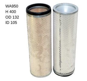 Air Filter HDA5808 Fits Mitsubishi WA950 - Wesfil