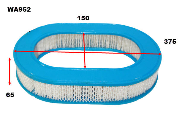 Air Filter Fits Toyota WA952 - Wesfil