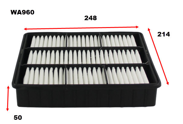 Air Filter A1359 Fits Mitsubishi WA960 - Wesfil