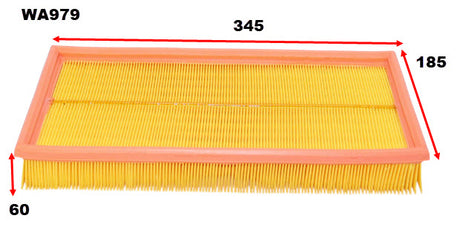 Air Filter A1724 Fits Volvo WA979 - Wesfil