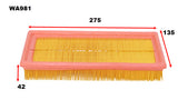 Air Filter A1409/A1435 Fits Chrysler WA981 - Wesfil