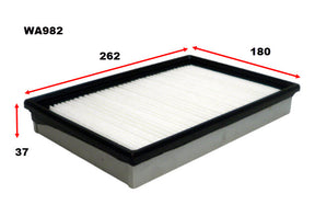 Air Filter A1366 Fits Kia WA982 - Wesfil