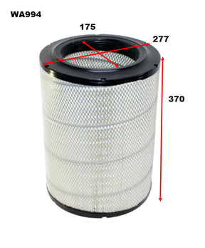 Air Filter HDA5890 Fits Nissan WA994 - Wesfil