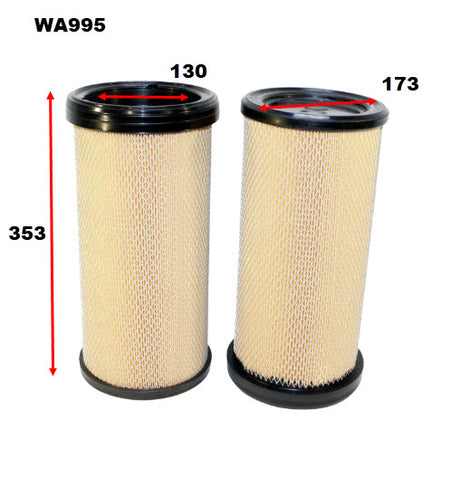 Air Filter Fits Nissan WA995 - Wesfil