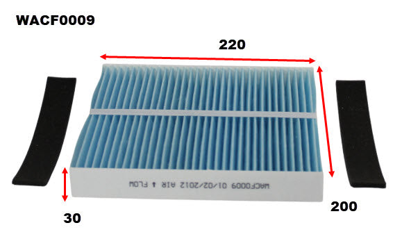Cabin Filter RCA113P Fits Nissan WACF0009 - Wesfil