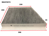 Cabin Filter RCA136C Fits Mercedes WACF0072 - Wesfil