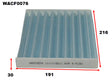 Cabin Filter Fits Toyota WACF0076 - Wesfil