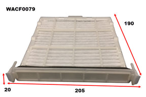 Cabin Filter RCA255P Fits Suzuki WACF0079 - Wesfil