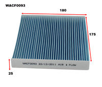 Cabin Filter Fits Honda WACF0093 - Wesfil