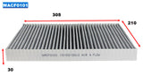 Cabin Filter RCA177C Fits Chrysler WACF0101 - Wesfil