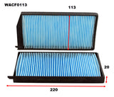 Cabin Filter RCA331P Fits Hyundai WACF0113 - Wesfil