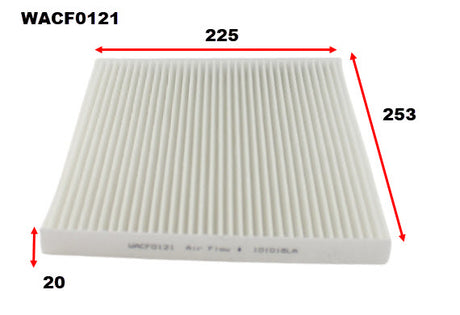 Cabin Filter RCA201P Fits Hyundai WACF0121 - Wesfil