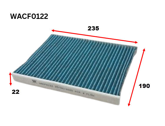 Cabin Filter RCA189C Fits Ford WACF0122 - Wesfil