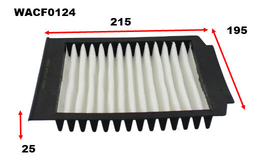 Cabin Filter RCA180P Fits Range Rover WACF0124 - Wesfil