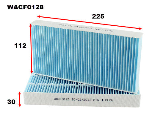 Cabin Filter RCA250P Fits Honda WACF0128 - Wesfil
