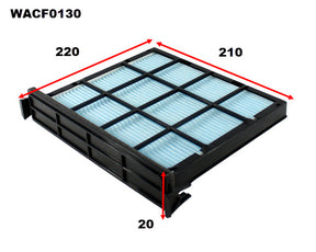 Cabin Filter RCA358P Fits Chery WACF0130 - Wesfil