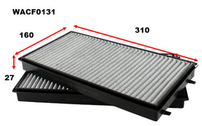 Cabin Filter RCA197P Fits BMW WACF0131 - Wesfil