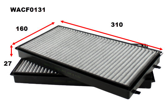 Cabin Filter RCA197P Fits BMW WACF0131 - Wesfil