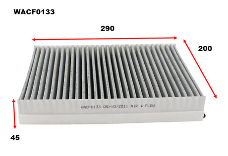 Cabin Filter RCA342C Fits Jaguar WACF0133 - Wesfil