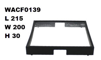 Cabin Filter Fits Proton WACF0139 - Wesfil